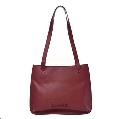 Chanel Caviar Shoulder Bag Burgundy 1 of 9