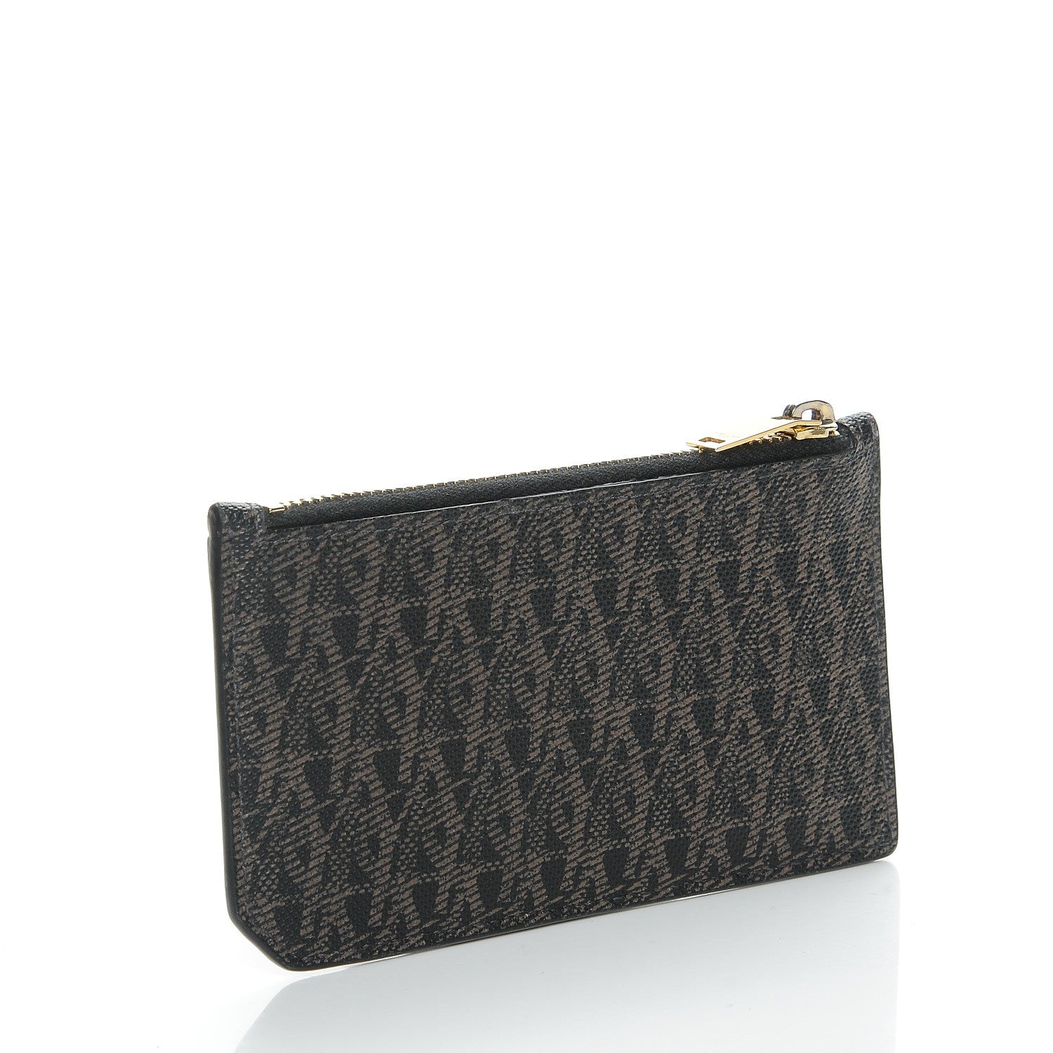Saint Laurent Classic Toile Monogram 5 Fragments Zip Pouch Card Holder Black 3 of 7