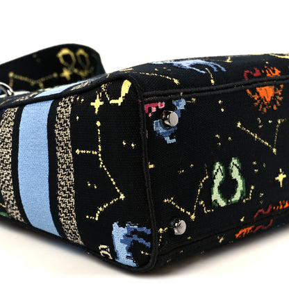Christian Dior Canvas Pixel Zodiac Embroidered Medium Lady D-Lite Nero Multicolor 9 of 10