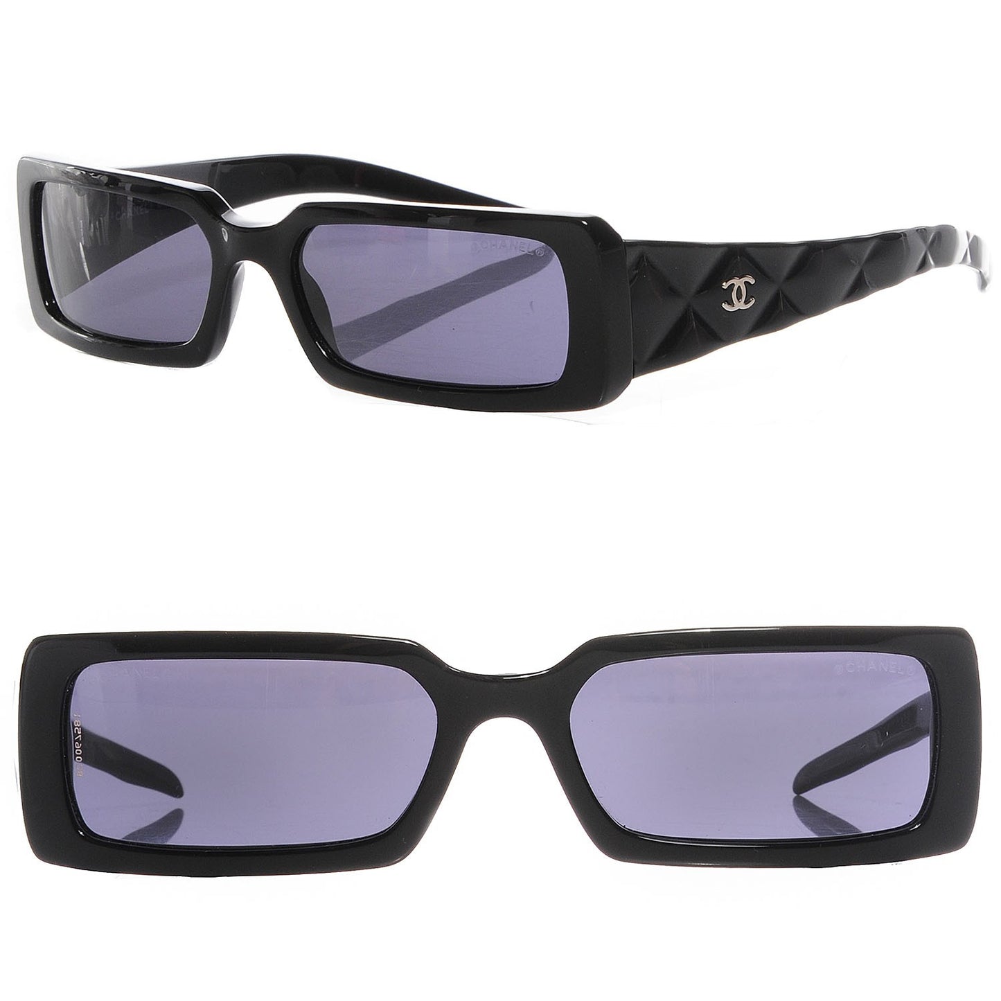 Quilted Sunglasses 5046 Black
