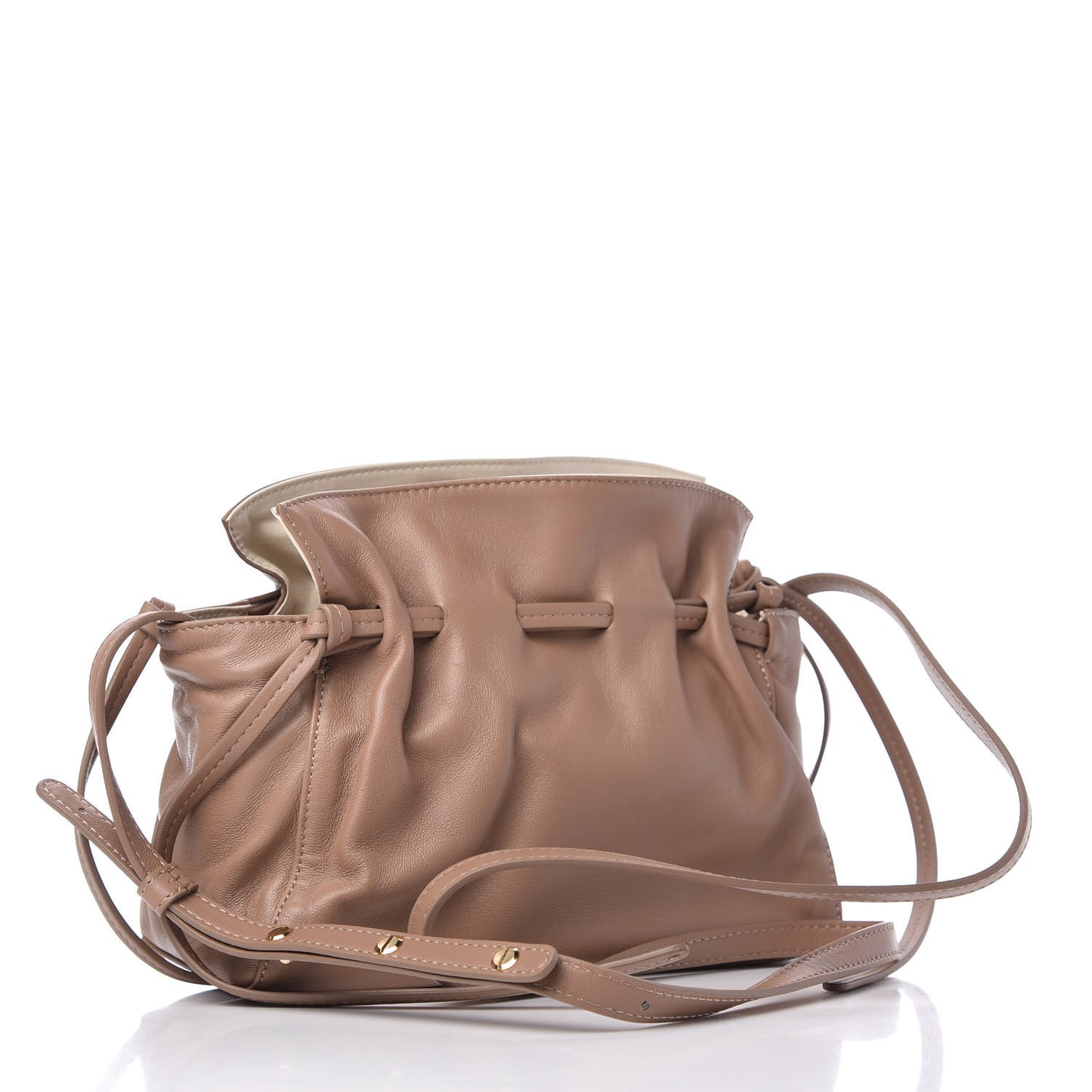 Lambskin Mini Protea Bag Biscotto