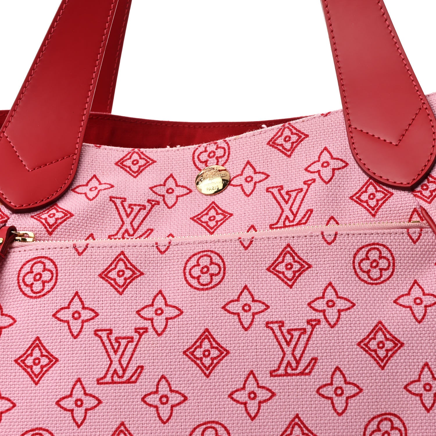 Louis Vuitton Cabas Ipanema GM Pink 9 of 11
