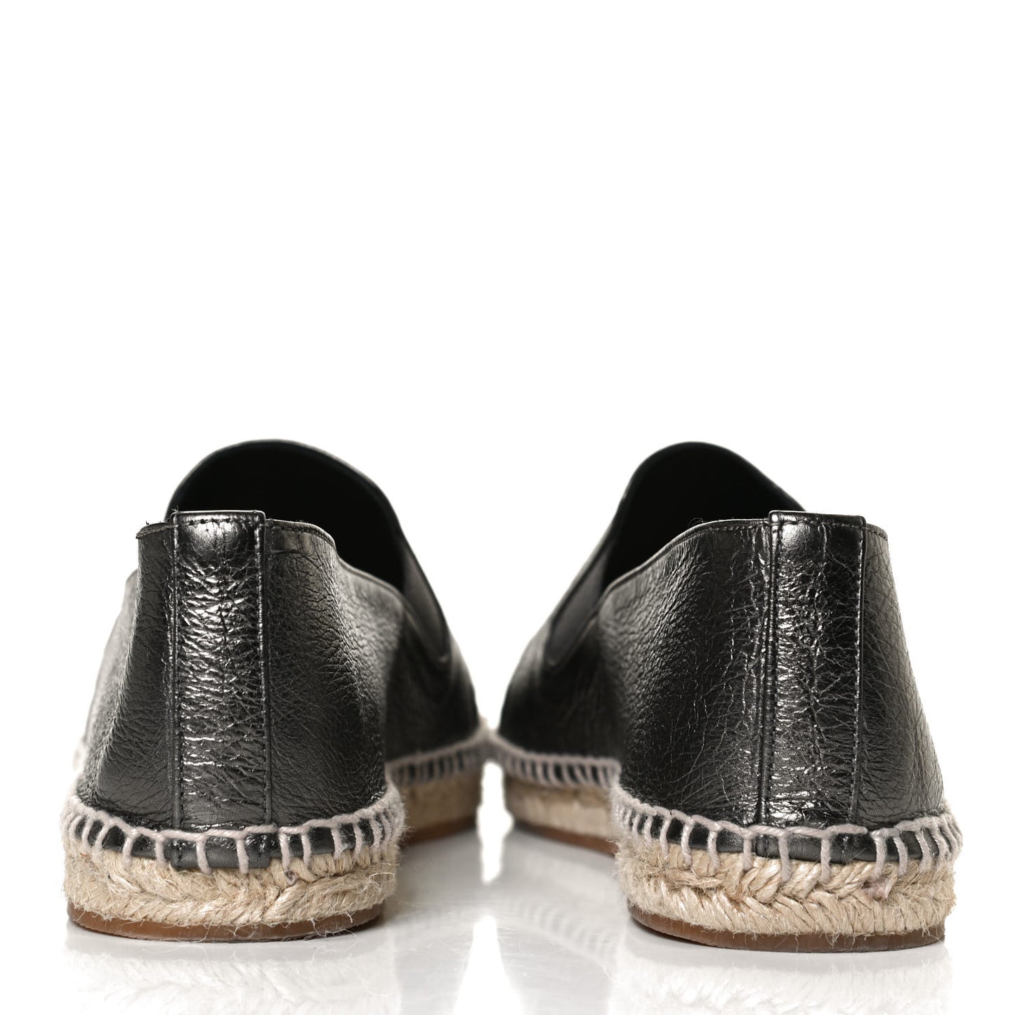 Nappa Intrecciato Gala Espadrille 39 Argento Antique