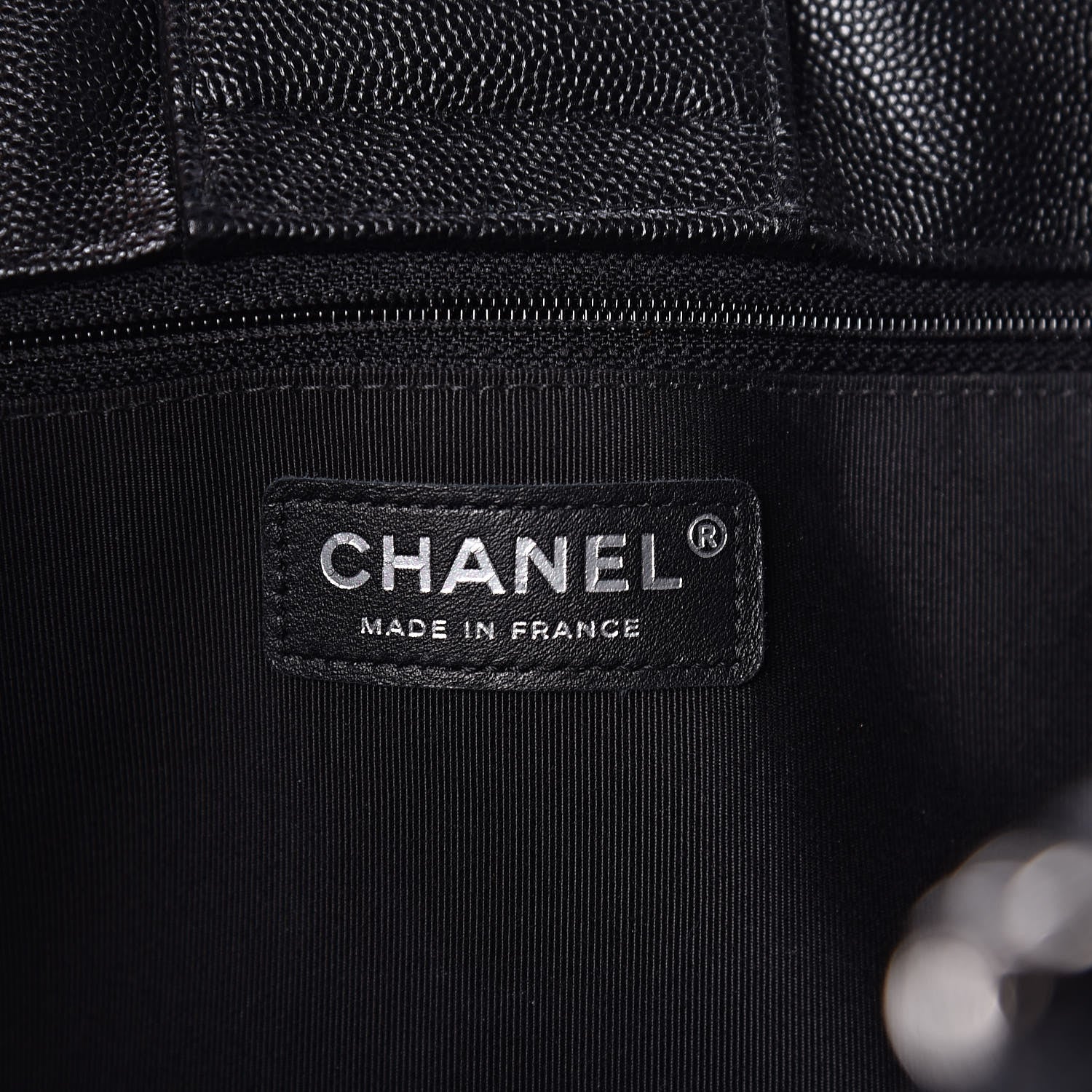 Chanel Caviar Quilted Large Classic Shopping Tote Black 8 of 11