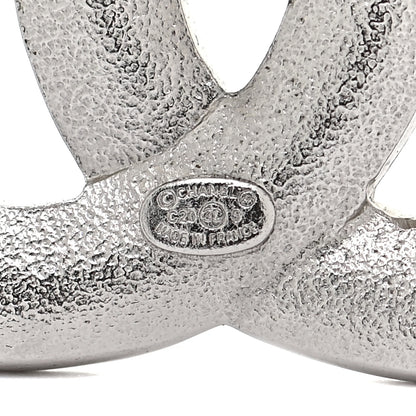 Chanel Crystal Palais Garnier CC Brooch Silver 4 of 5