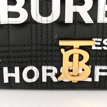 Burberry Patent Quilted Horseferry Print Lola Bum Bag Black 14 of 15
