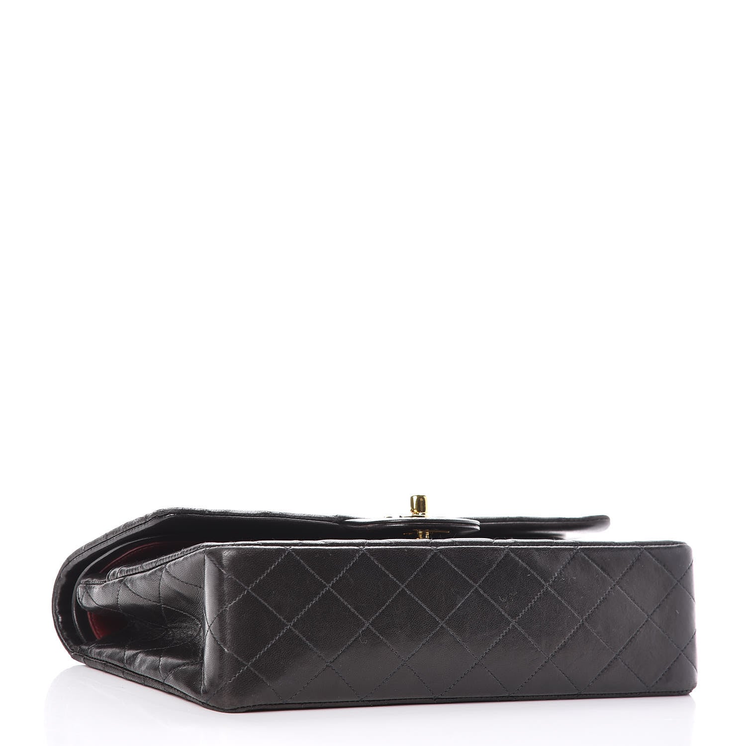 Chanel Lambskin Quilted Medium Double Flap Black 4 of 19