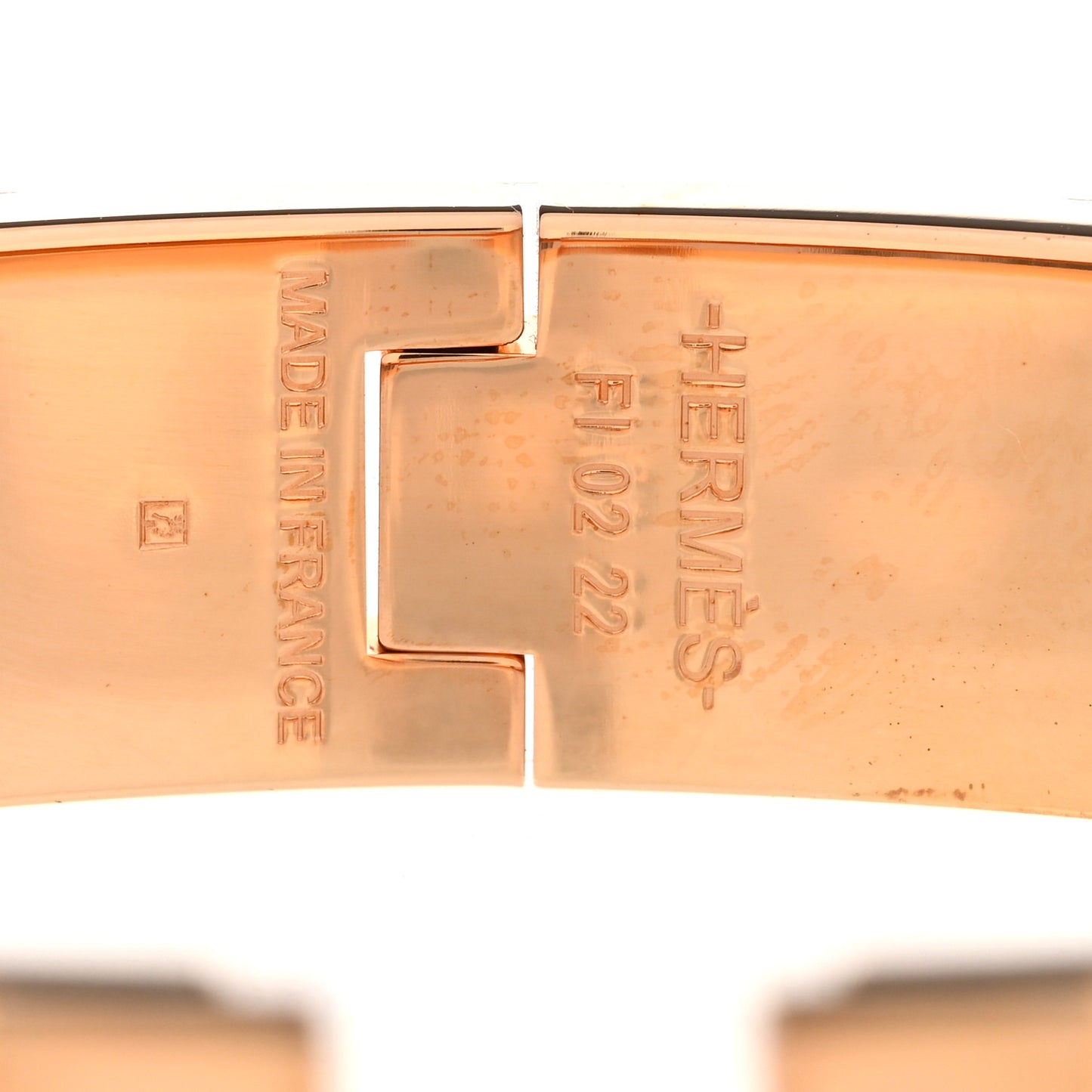 Enamel Narrow Clic Clac H Bracelet PM Vert Fizz