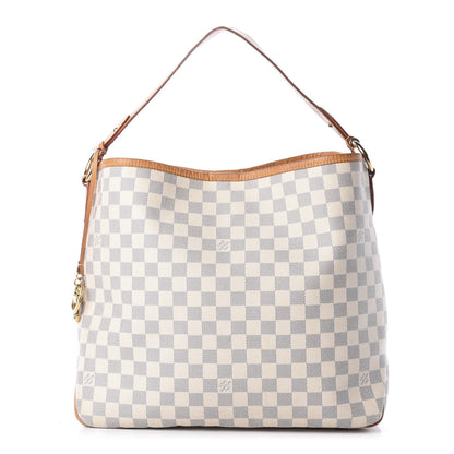 Louis Vuitton Damier Azur Delightful MM Rose Ballerine 1 of 16