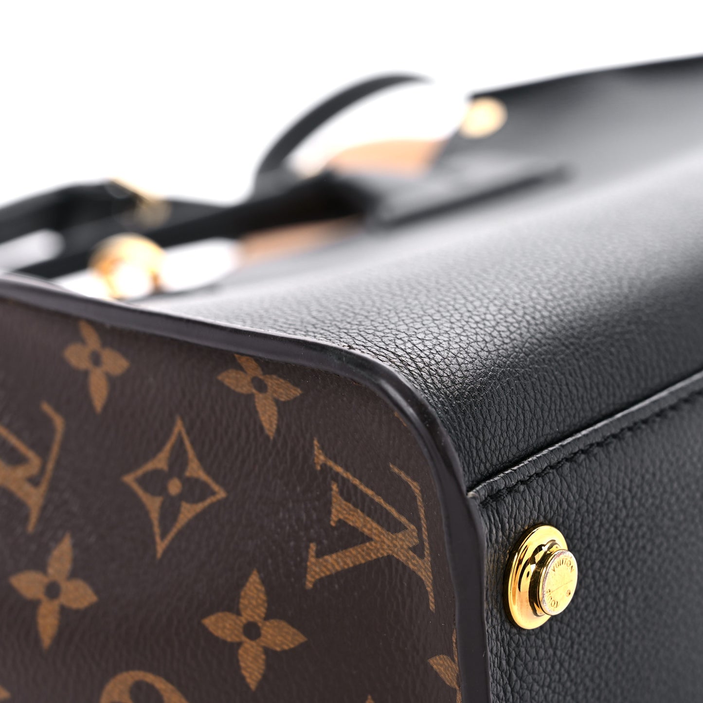 Calfskin Monogram On My Side Black