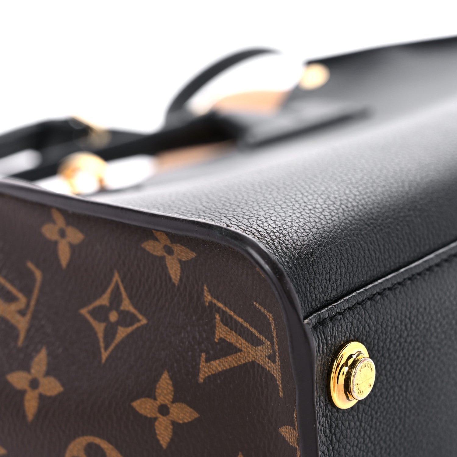 Louis Vuitton Calfskin Monogram On My Side Black 8 of 17