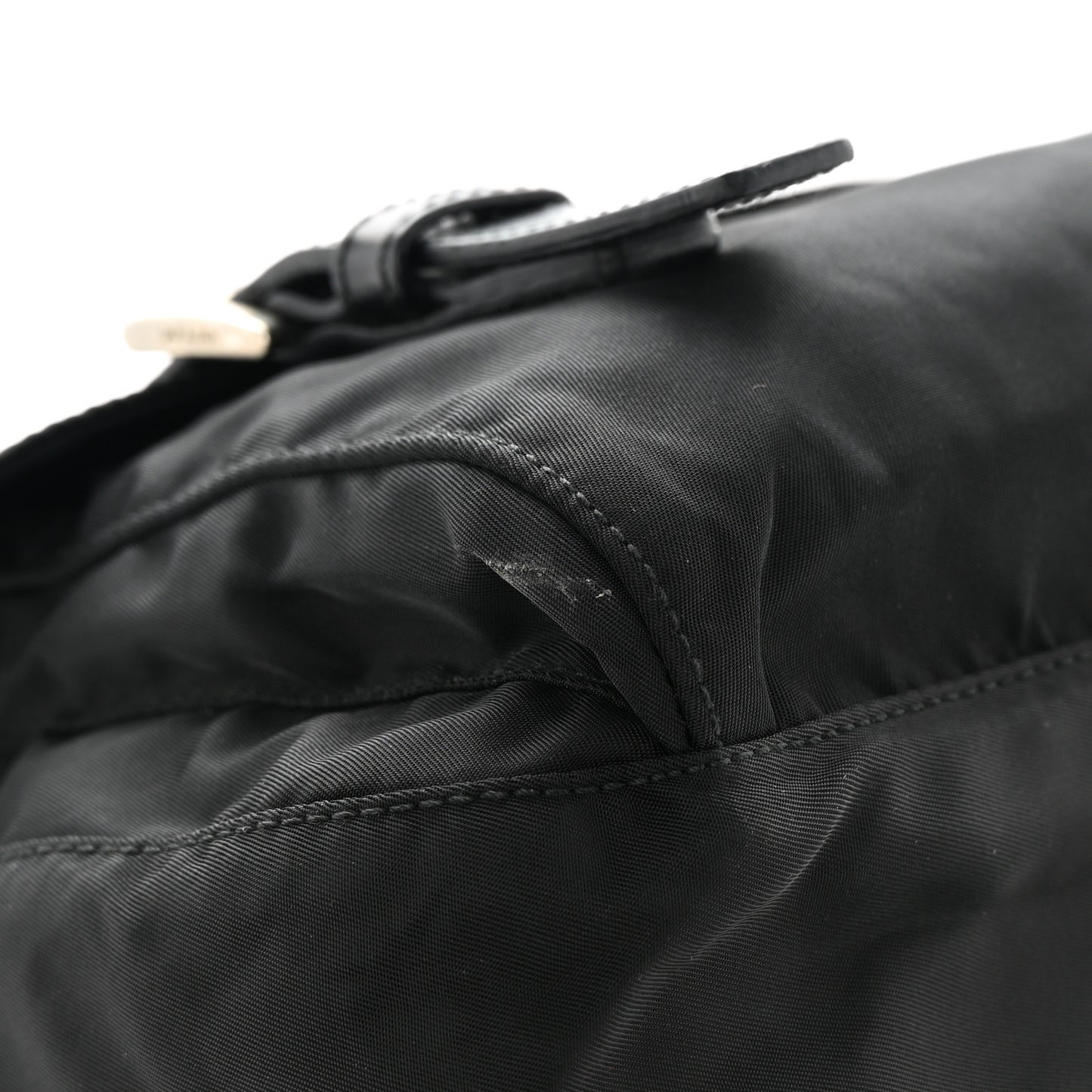 Tessuto Nylon Messenger Bag Black