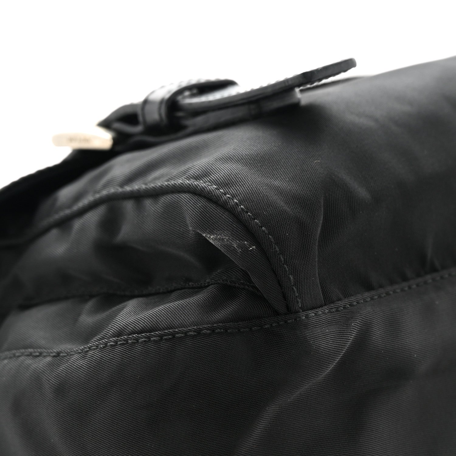 Prada Tessuto Nylon Messenger Bag Black 11 of 14