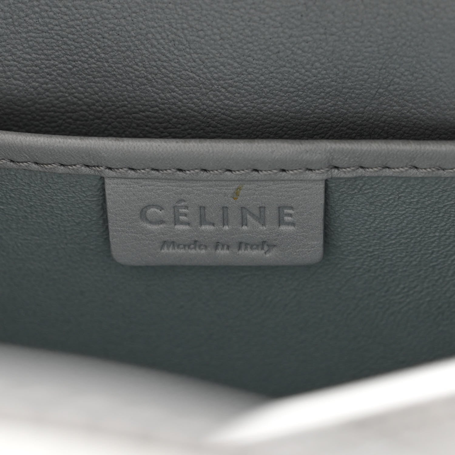 Celine Smooth Calfskin Nano Luggage Sky 6 of 10