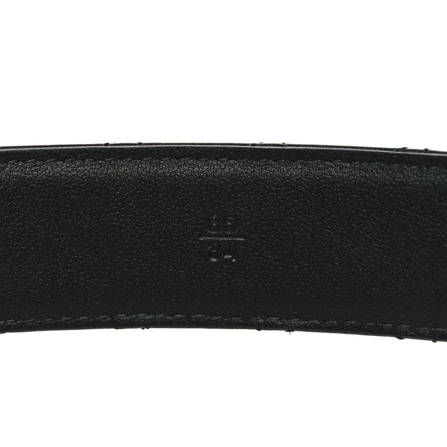 Calfskin Quilted CC Chain Belt 85 34 Black