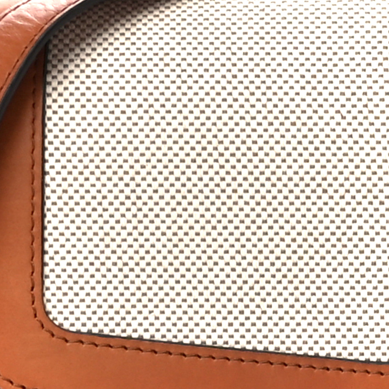 Textile Natural Calfskin Large Triomphe Tan White
