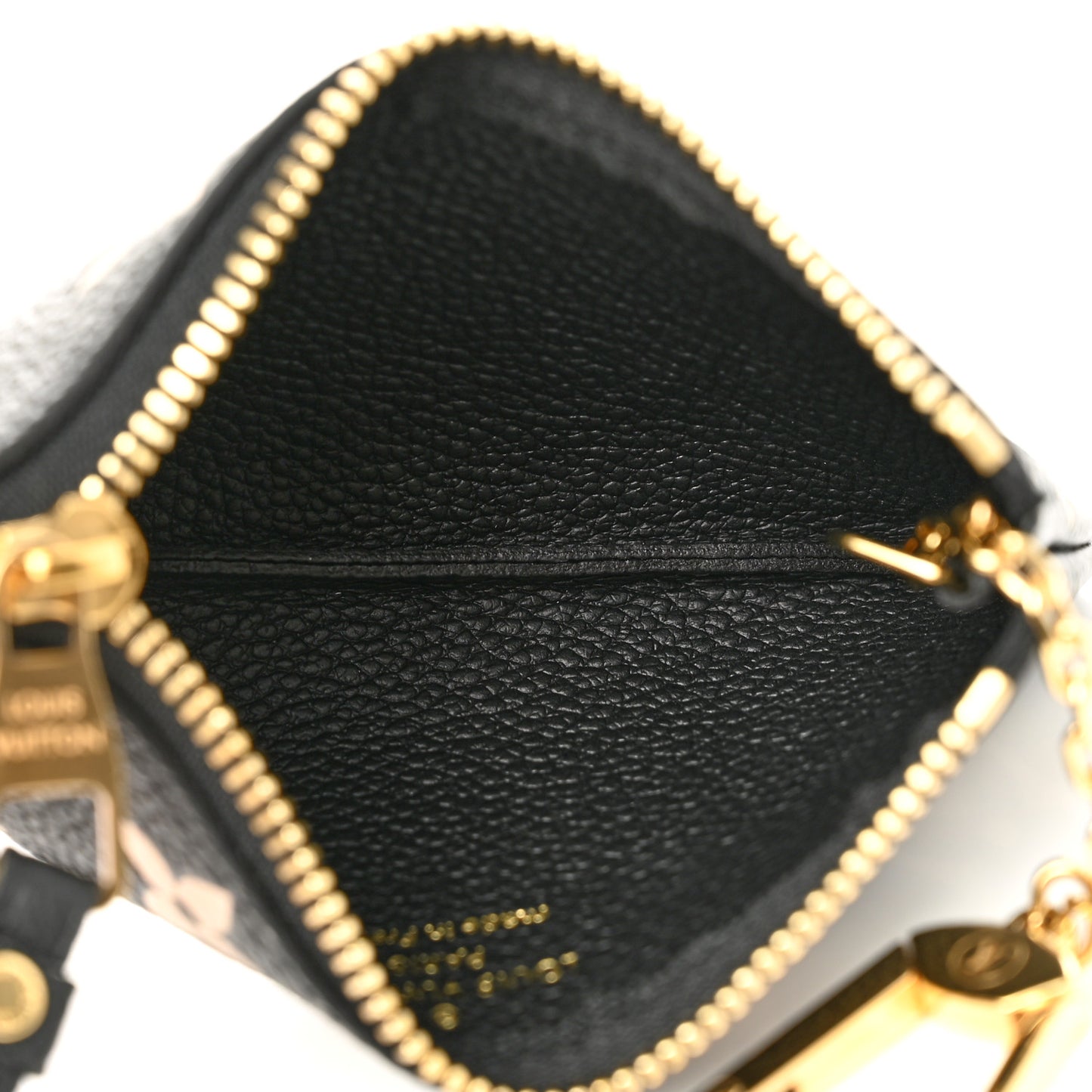 Empreinte Monogram Giant Key Pouch Black Beige