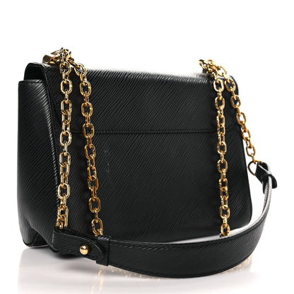 Louis Vuitton Epi Twist Shoulder Bag MM Black 3 of 10
