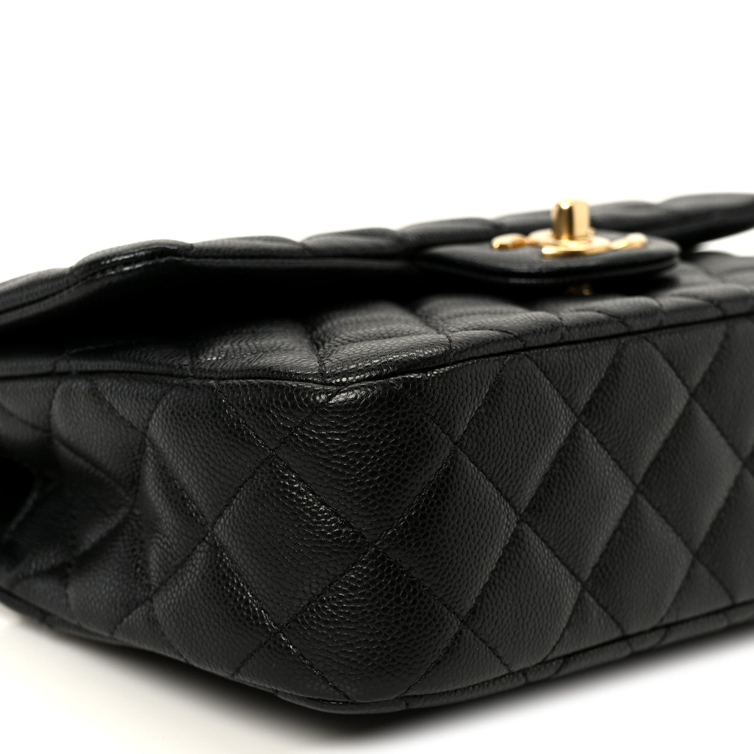Chanel Caviar Quilted Small Handy CC Flap Black 10 of 11