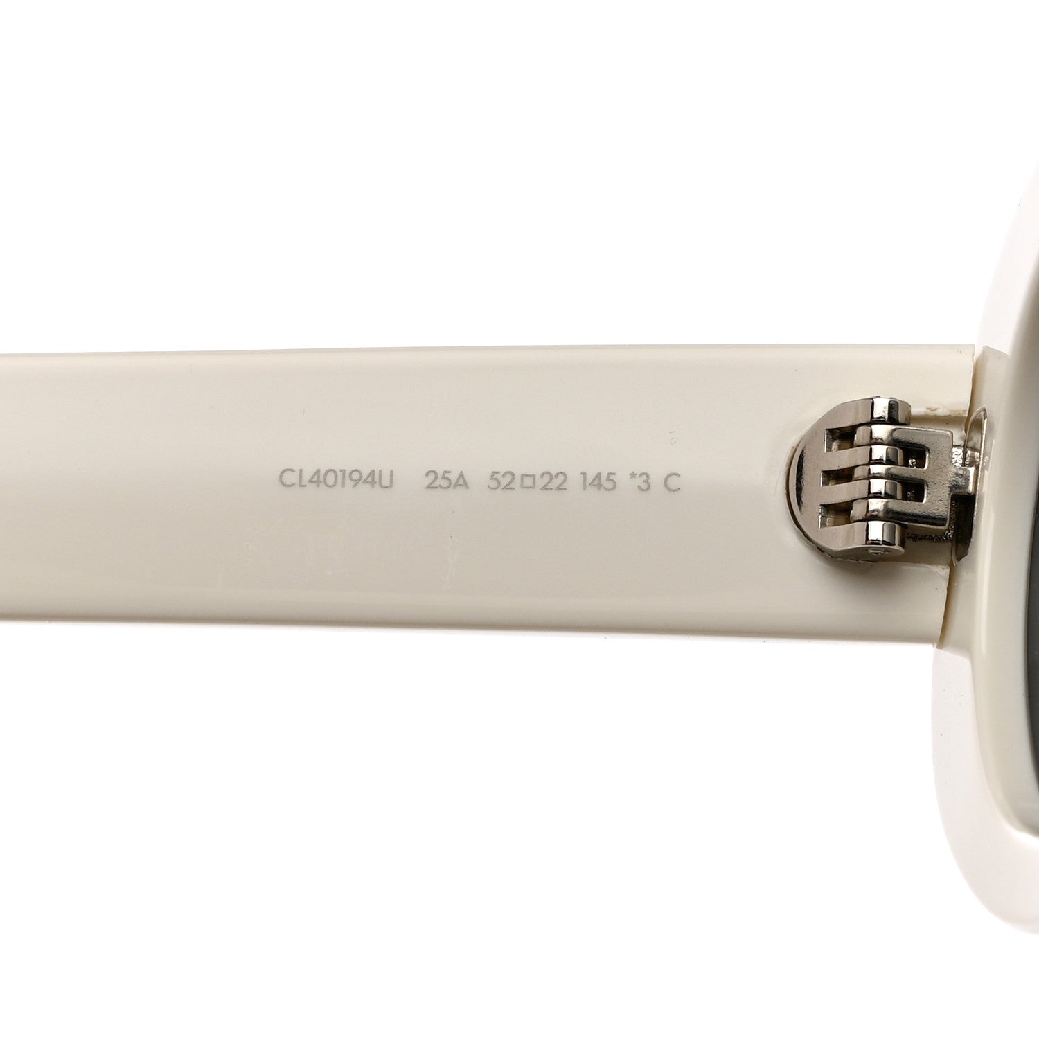 Celine Acetate Triomphe 01 Sunglasses CL 40194U White 5 of 6
