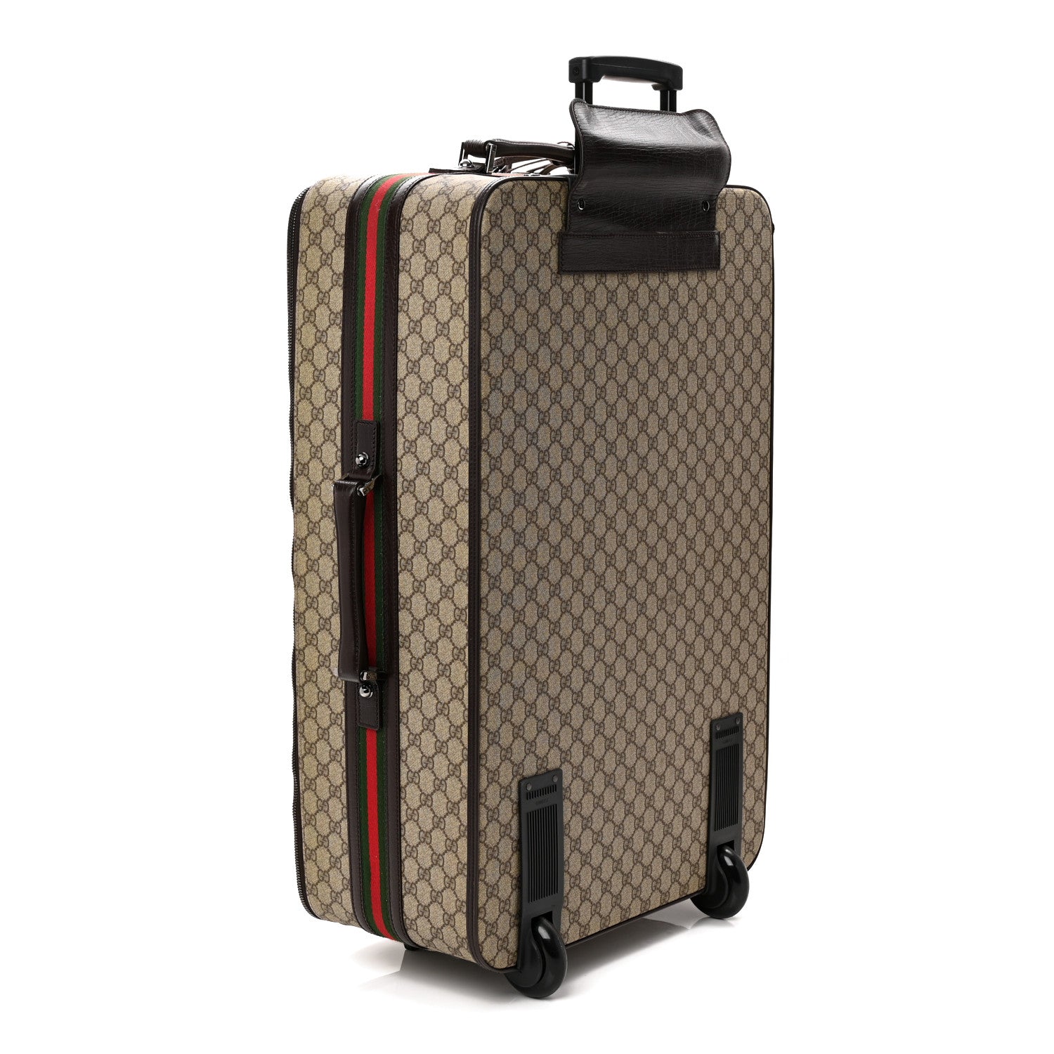 Gucci GG Plus Monogram Large Web Trolley Brown 2 of 9