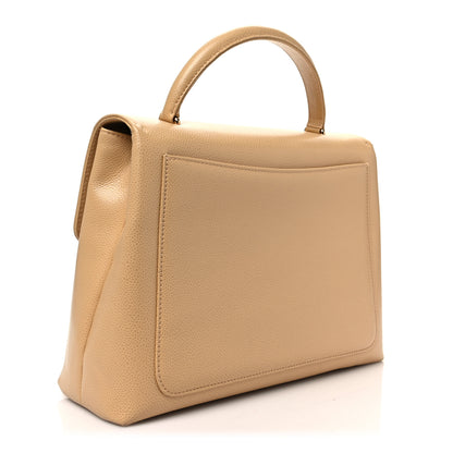 Chanel Caviar Jumbo Kelly Flap Bag Beige 2 of 8