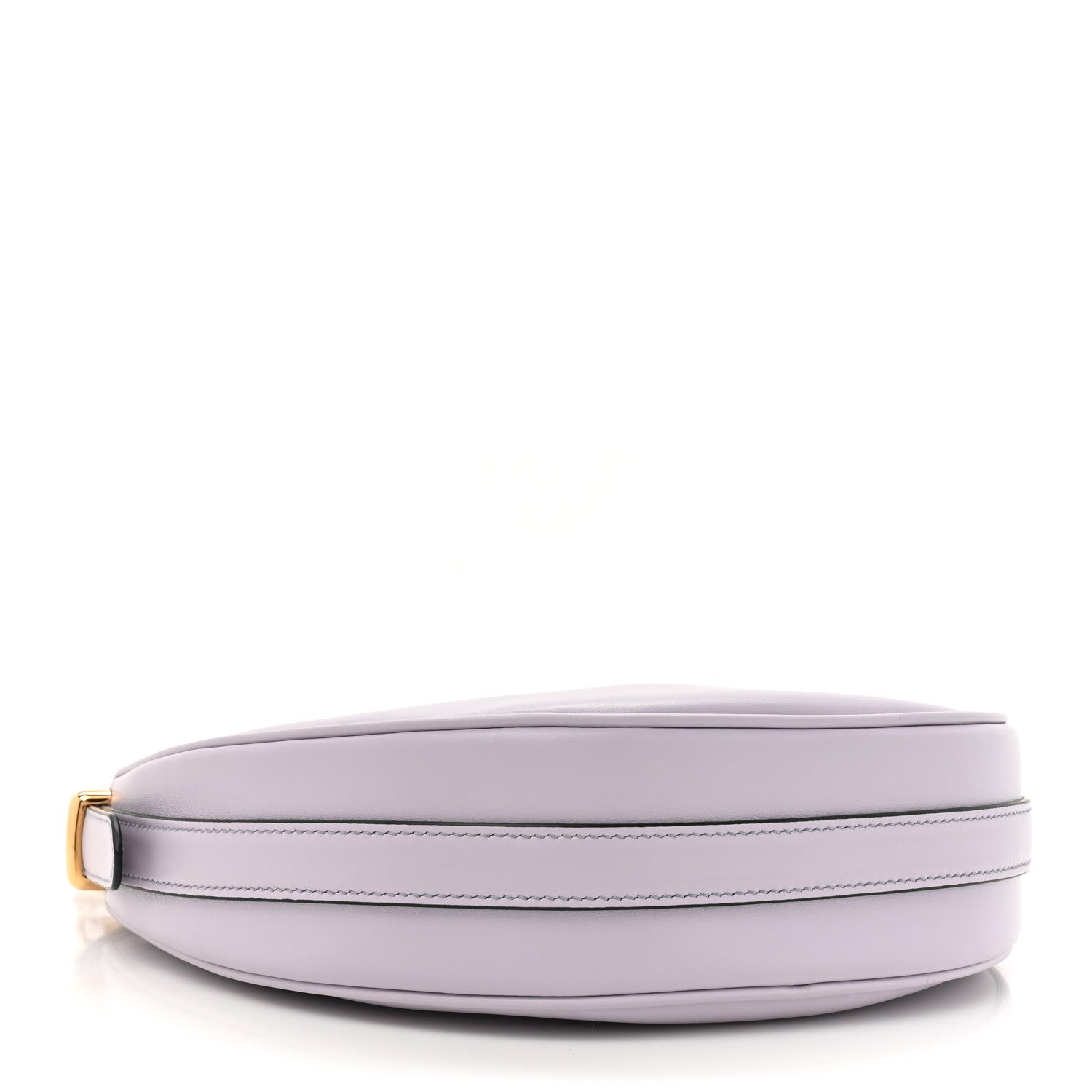 Prada Soft Calfskin Arque Shoulder Bag Glicine 4 of 9