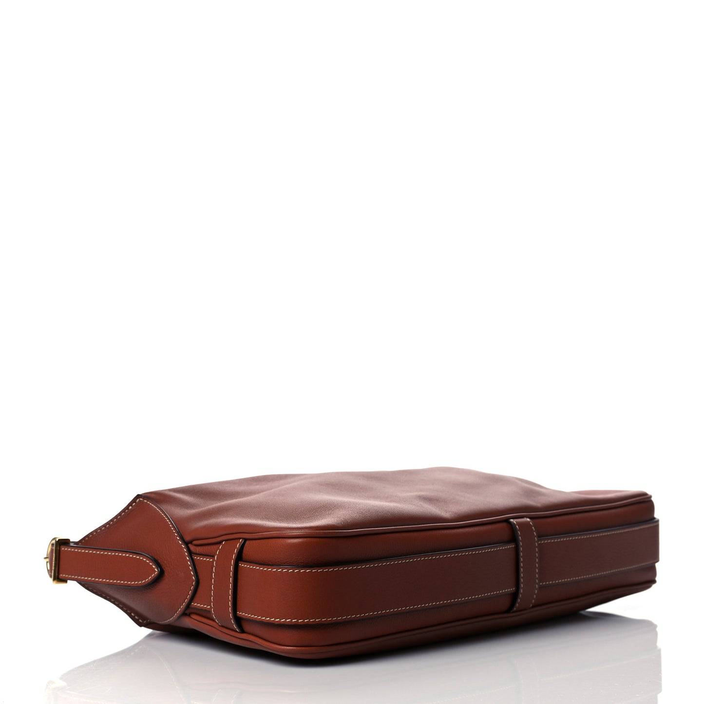 Supple Calfskin Medium Romy Shoulder Bag Tan