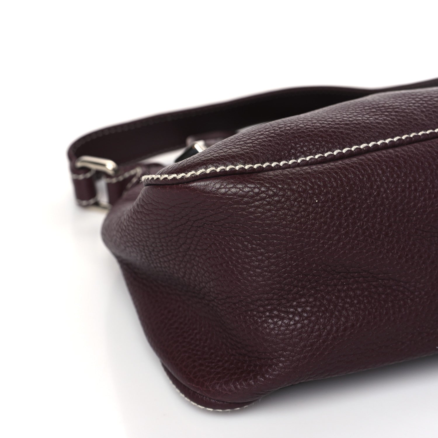 Chanel Grained Calfskin Tassel Hobo Bordeaux 8 of 9