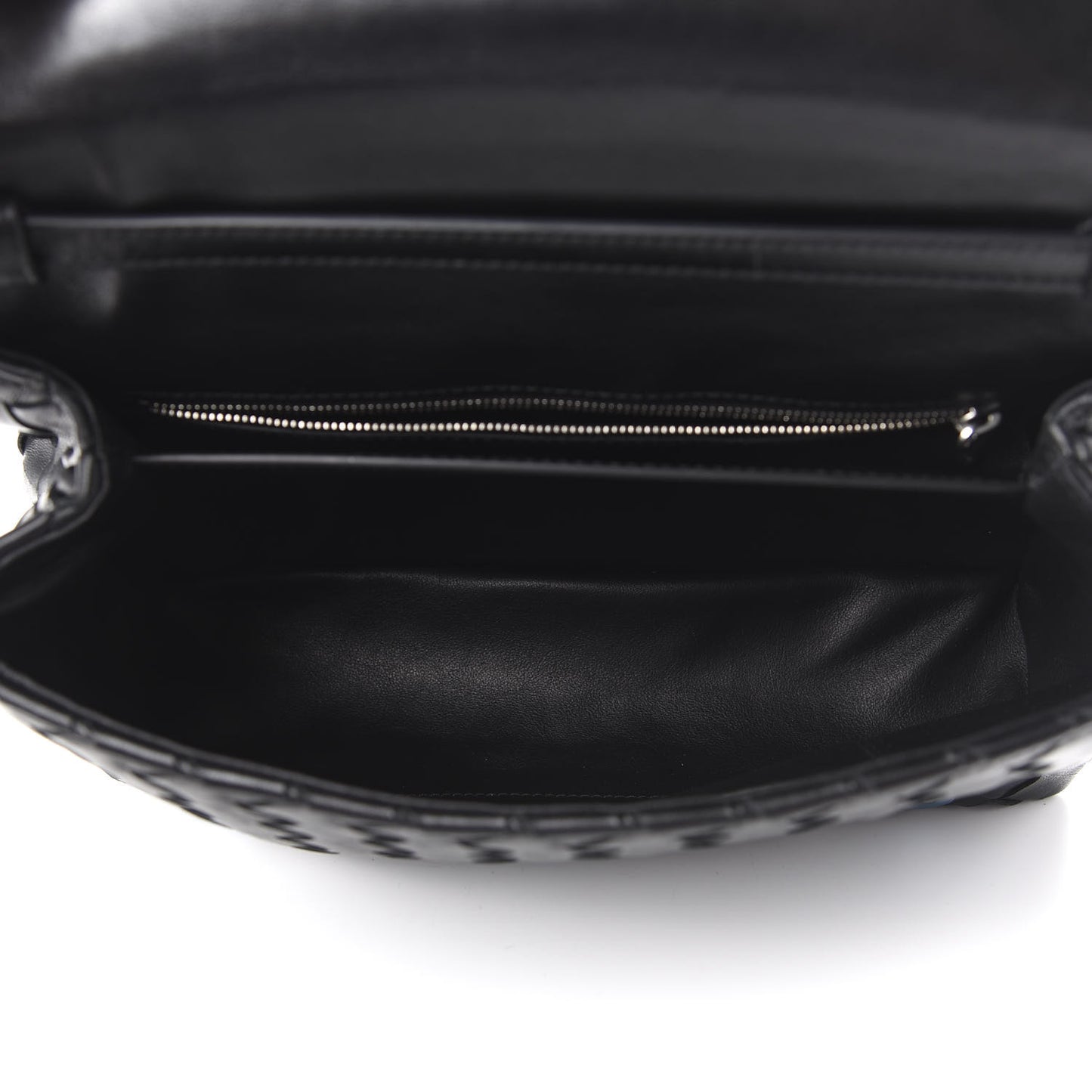 Nappa Intrecciato Crossbody Black