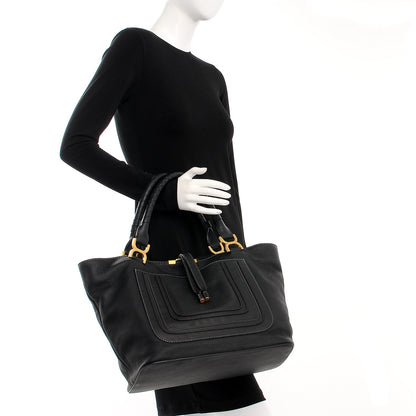 Chloe Calfskin Large New Marcie Tote Black 2 of 7