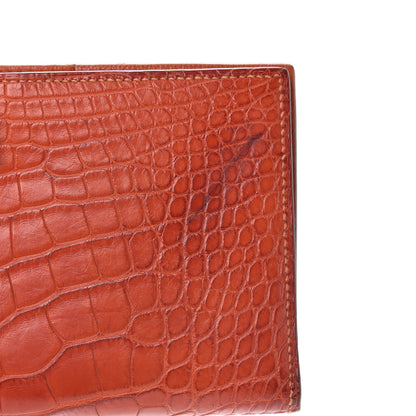 Hermes Matte Alligator Bearn Wallet 10 of 13