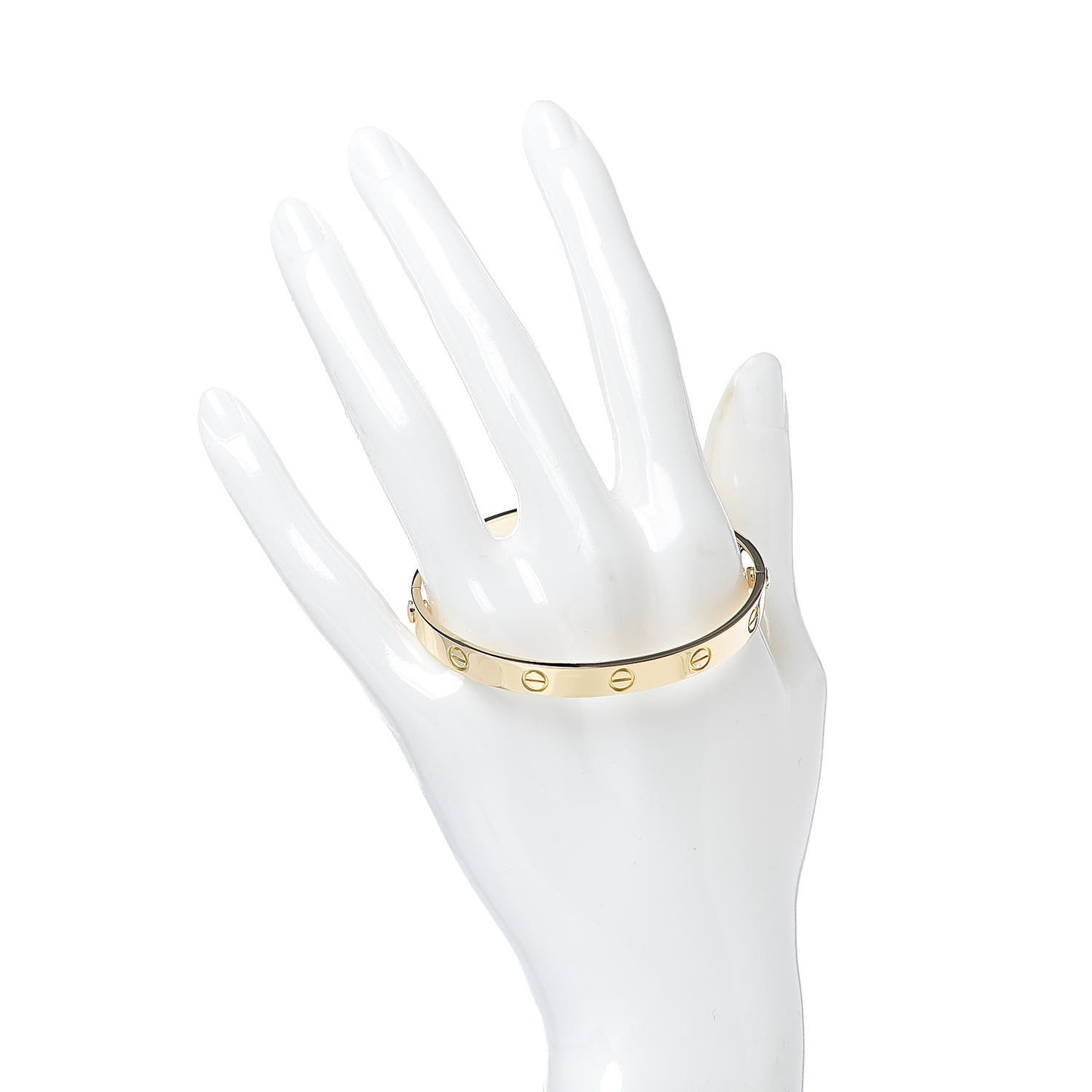 18K Yellow Gold LOVE Bracelet 17