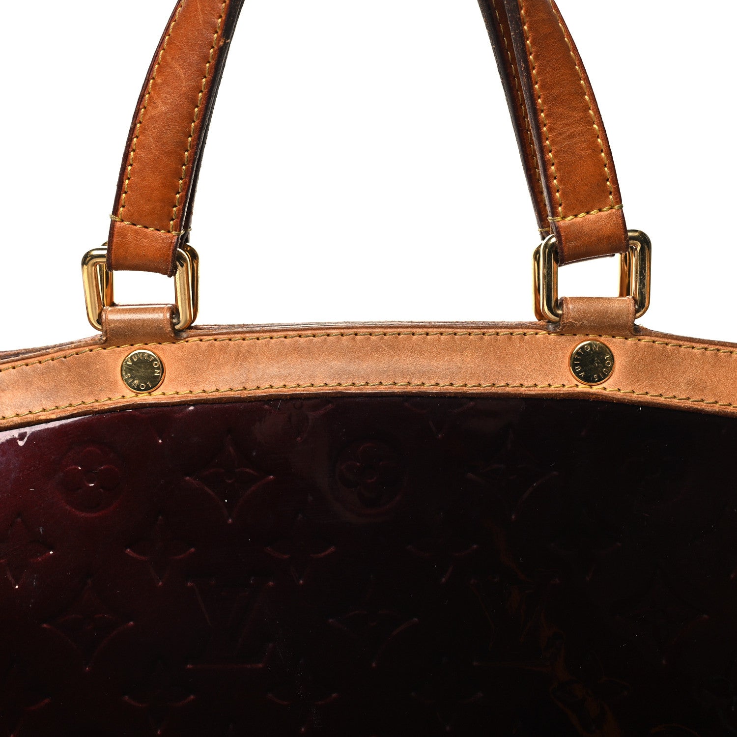 Louis Vuitton LOUIS VUITTON Vernis Brea GM Amarante 12 of 13
