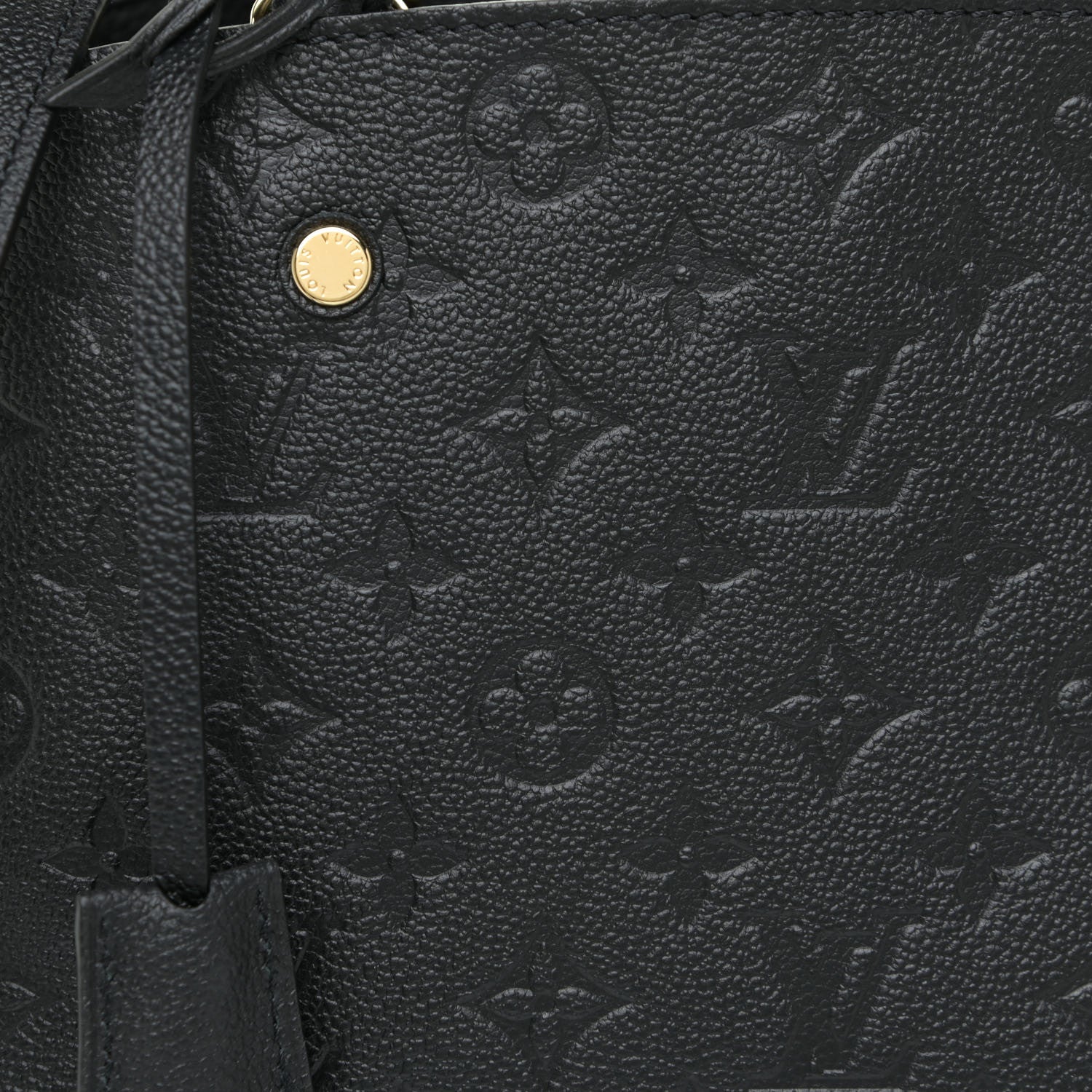 Louis Vuitton Empreinte Montaigne MM Black 7 of 10
