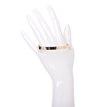 Cartier 18K Yellow Gold LOVE Bracelet 19 2 of 8