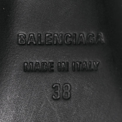 Balenciaga Metallic Agneau Arena Cagole 110mm Sandals 38 Silver 38 Silver 9 of 12