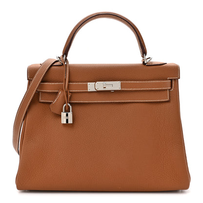 Hermes Togo Kelly Retourne 32 Gold 1 of 14