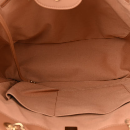Chanel Calfskin Stitched Large Shopping Bag Brown 5 of 12