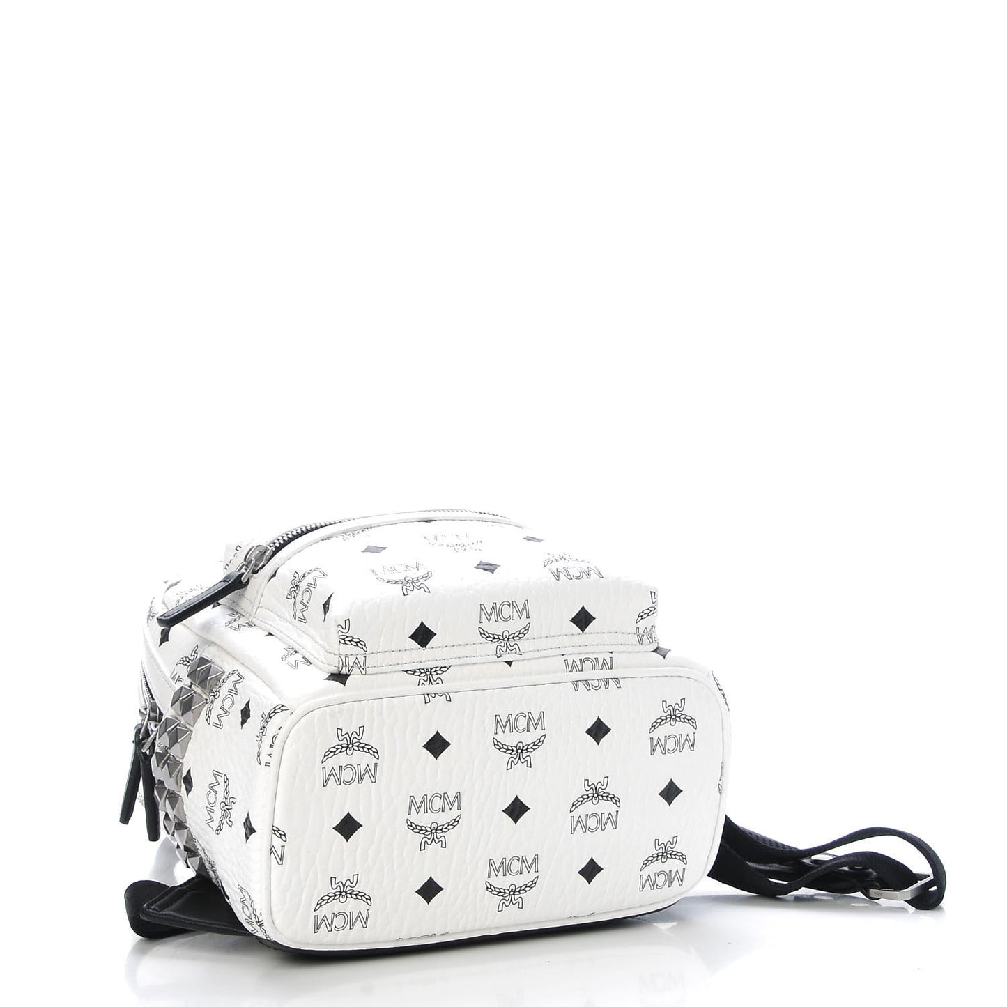 Visetos Side Stud Mini Stark Backpack White