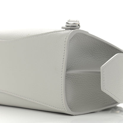 Balenciaga Grained Calfskin Neo Classic Silver Hardware Mini City Light Grey 10 of 11