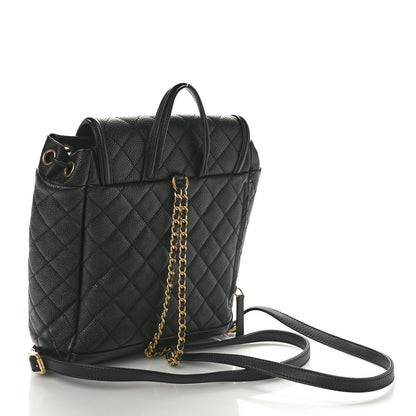 Chanel Caviar Quilted Small Filigree Backpack Black 2 of 11