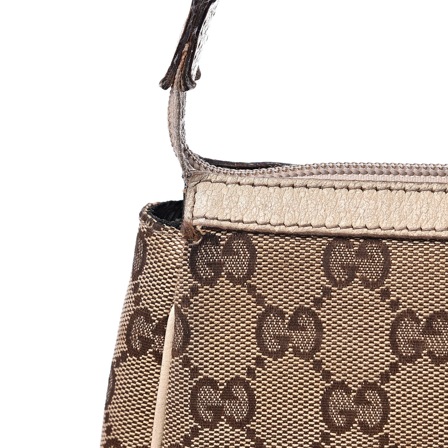 Monogram D Ring Cosmetic Case White