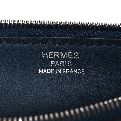 Hermes Evercolor Chaine d'Ancre Zipengo PM Toiletry Pouch Bleu Saphir 5 of 6