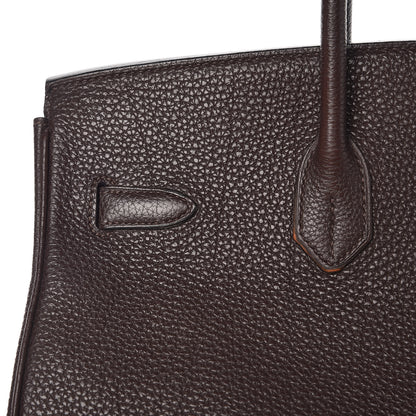 Hermes Togo Birkin 35 Chocolate 15 of 48