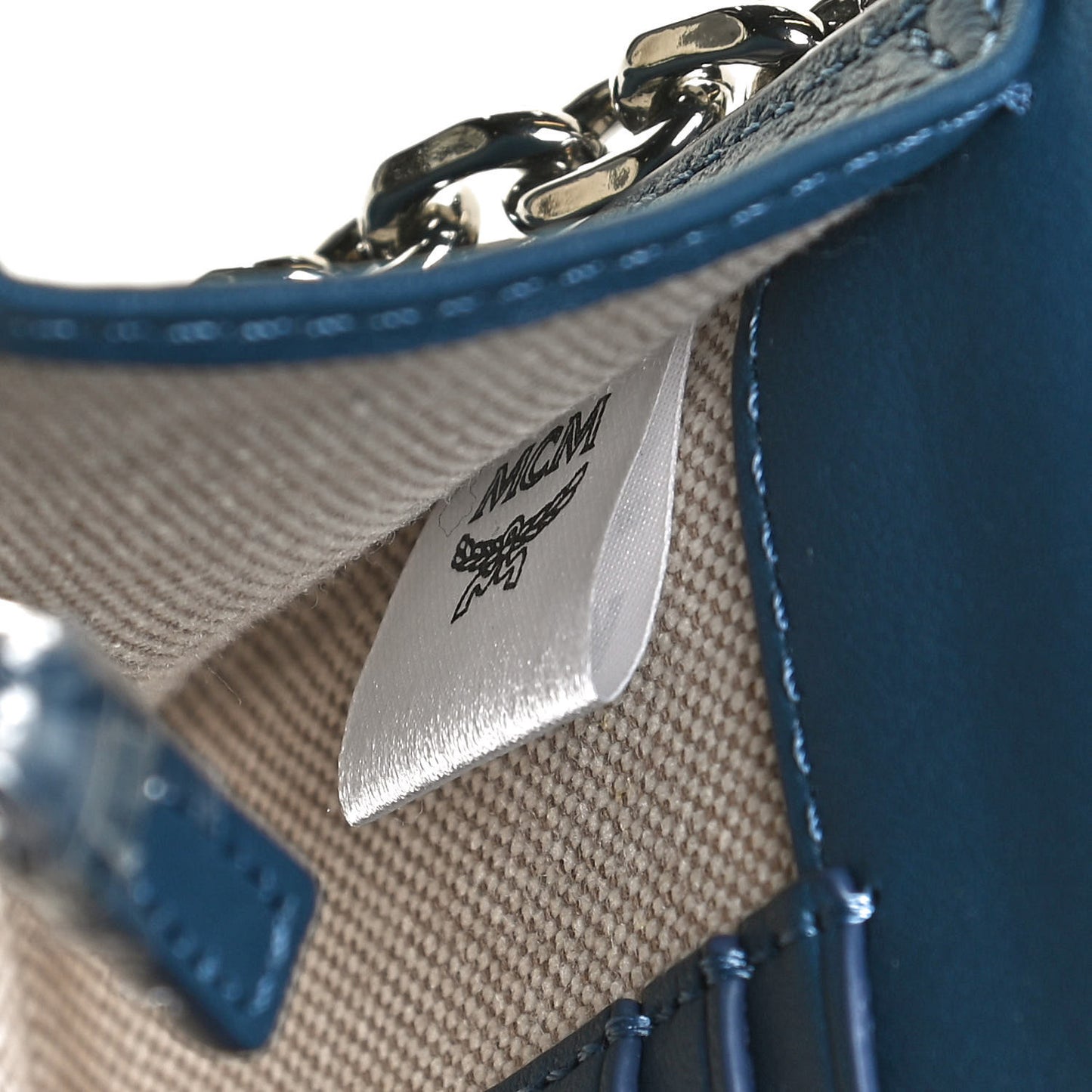 Vintage Jacquard Monogram Mini Tracy Crossbody Blue