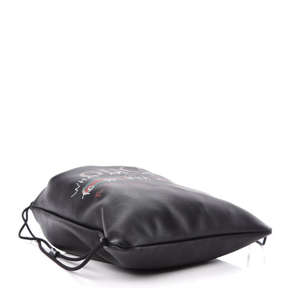 Gucci Calfskin Coco Capitan Logo Drawstring Backpack Black 4 of 9