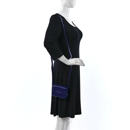 Bottega Veneta Crinkled Lambskin Maxi Intrecciato Extra Mini Cassette Crossbody Bag Unicorn 2 of 8