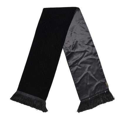 Louis Vuitton Velvet Monogram Scarf Black 3 of 4