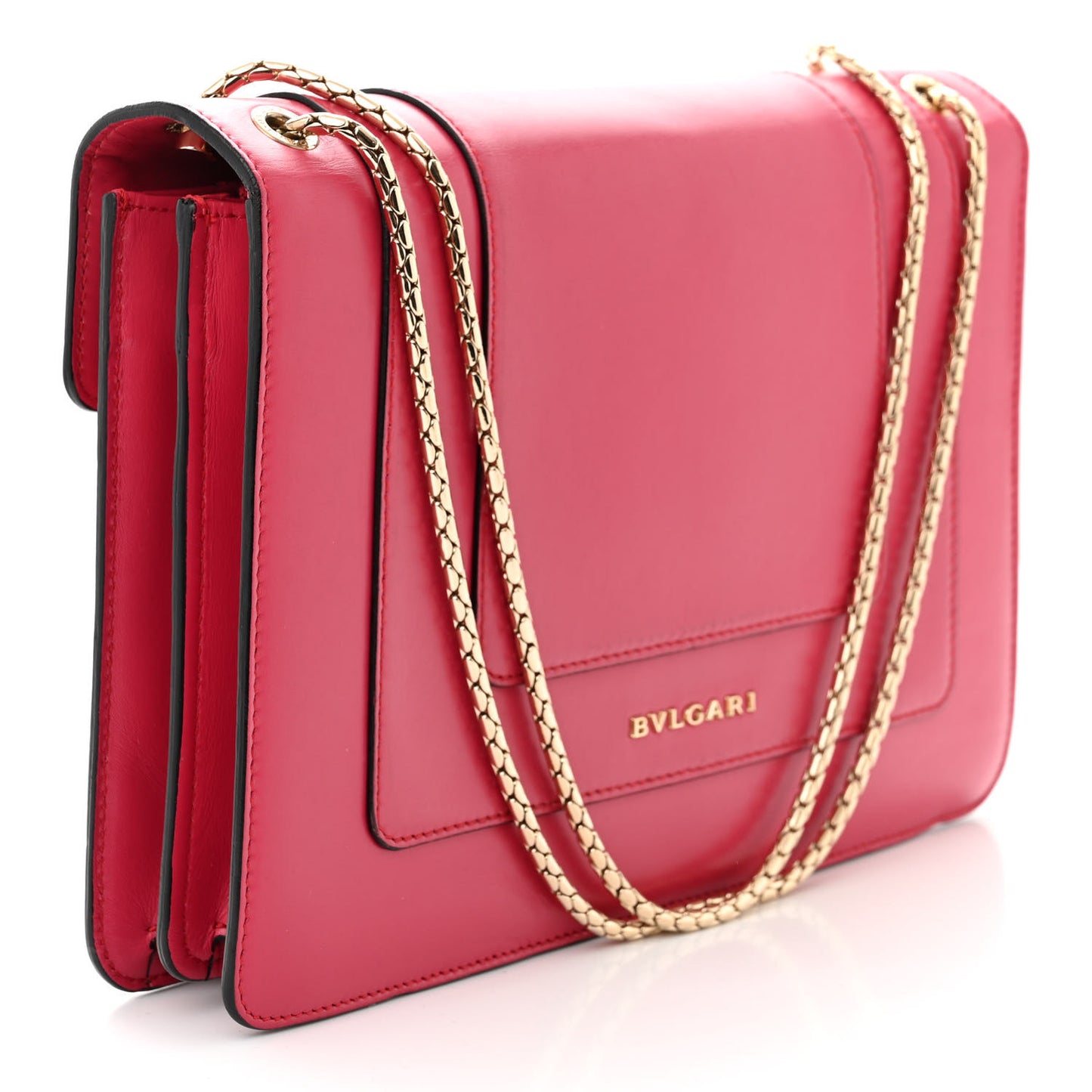 Calfskin Serpenti Forever Crossbody Bag Pink